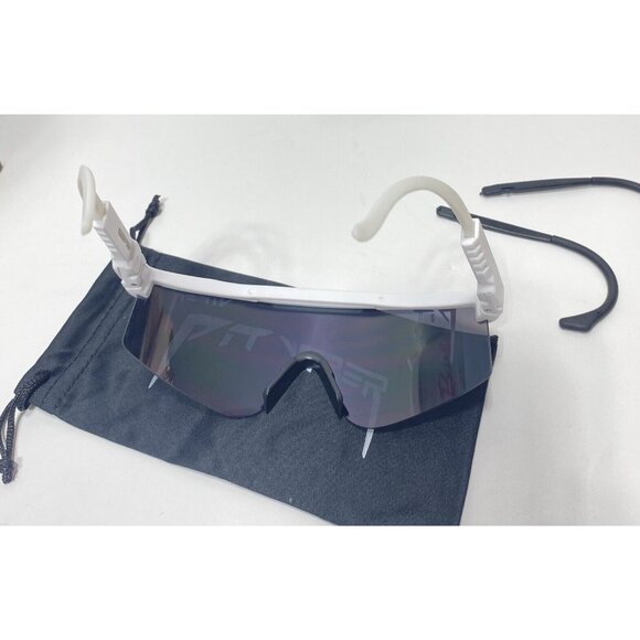 Pit Viper Polarized Mens Sunglasses With Changeable Black Ear Bands New - Picture 10 of 11
